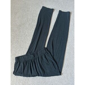 Calida Women's Charcoal Gray Lounge Pants Lightweight Comfy Elastic Waist Small